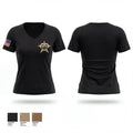 Starke County Sheriff's Office 67380380 Women's Short Sleeve V-neck Shirt - 1