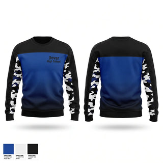 Crew Neck Sweatshirt, Dover High School, , Teamtime, Team time, sublimation, custom sports apparel, team uniforms, spirit wear, spiritwear, sports uniforms, custom shirts, team store, custom team store, fundraiser sports, apparel fundraiser