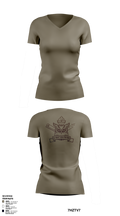 4th/104th BN (CA/PO) 7380170 Women's Short Sleeve V-neck Shirt - 14
