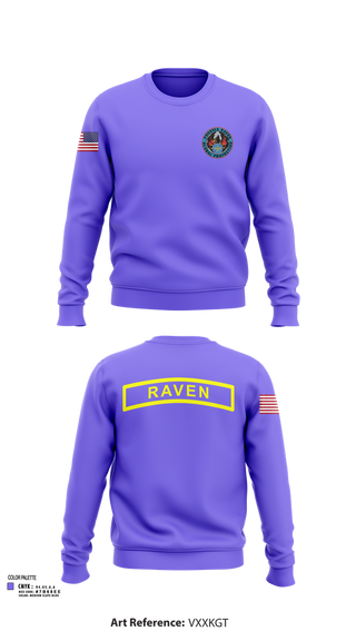 Crew Neck Sweatshirt, Phoenix Raven Instrutor, , Teamtime, Team time, sublimation, custom sports apparel, team uniforms, spirit wear, spiritwear, sports uniforms, custom shirts, team store, custom team store, fundraiser sports, apparel fundraiser