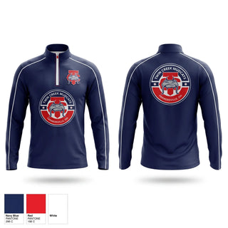 Quarter Zip Jacket, Mudcats, Baseball, Teamtime, Team time, sublimation, custom sports apparel, team uniforms, spirit wear, spiritwear, sports uniforms, custom shirts, team store, custom team store, fundraiser sports, apparel fundraiser
