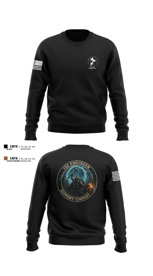 Crew Neck Sweatshirt, 152 ESC, , Teamtime, Team time, sublimation, custom sports apparel, team uniforms, spirit wear, spiritwear, sports uniforms, custom shirts, team store, custom team store, fundraiser sports, apparel fundraiser