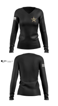 Sheriff 40064983 Women's Long Sleeve V-neck Shirt - 1