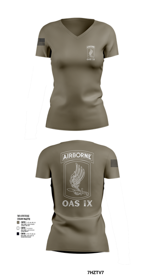 Womens Short Sleeve Vneck Shirt, 173RD ABN, Army, Teamtime, Team time, sublimation, custom sports apparel, team uniforms, spirit wear, spiritwear, sports uniforms, custom shirts, team store, custom team store, fundraiser sports, apparel fundraiser
