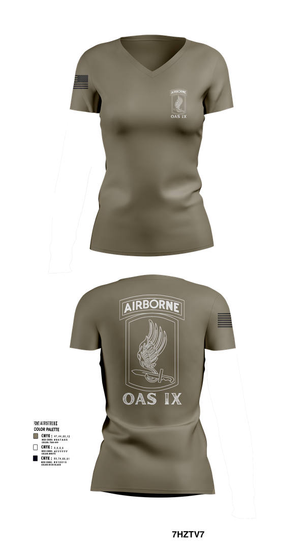 Womens Short Sleeve Vneck Shirt, 173RD ABN, Army, Teamtime, Team time, sublimation, custom sports apparel, team uniforms, spirit wear, spiritwear, sports uniforms, custom shirts, team store, custom team store, fundraiser sports, apparel fundraiser
