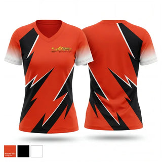 Womens Short Sleeve Vneck Shirt, Delmarva Heat, Softball, Teamtime, Team time, sublimation, custom sports apparel, team uniforms, spirit wear, spiritwear, sports uniforms, custom shirts, team store, custom team store, fundraiser sports, apparel fundraiser