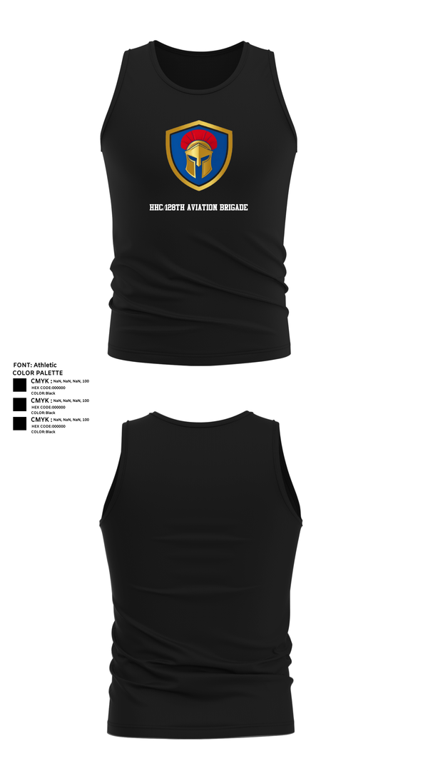 Tank Top, HHC/128th Aviation Brigade, , Teamtime, Team time, sublimation, custom sports apparel, team uniforms, spirit wear, spiritwear, sports uniforms, custom shirts, team store, custom team store, fundraiser sports, apparel fundraiser