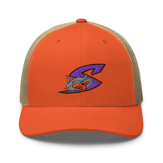Falcon Middle School Basketball 65038956 Retro Trucker Hat | Yupoong 6606