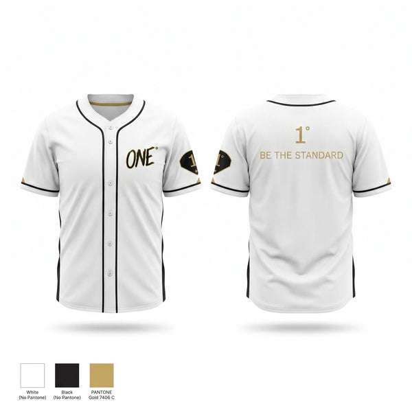 Full Button Baseball Jersey, ONE, Baseball, Teamtime, Team time, sublimation, custom sports apparel, team uniforms, spirit wear, spiritwear, sports uniforms, custom shirts, team store, custom team store, fundraiser sports, apparel fundraiser