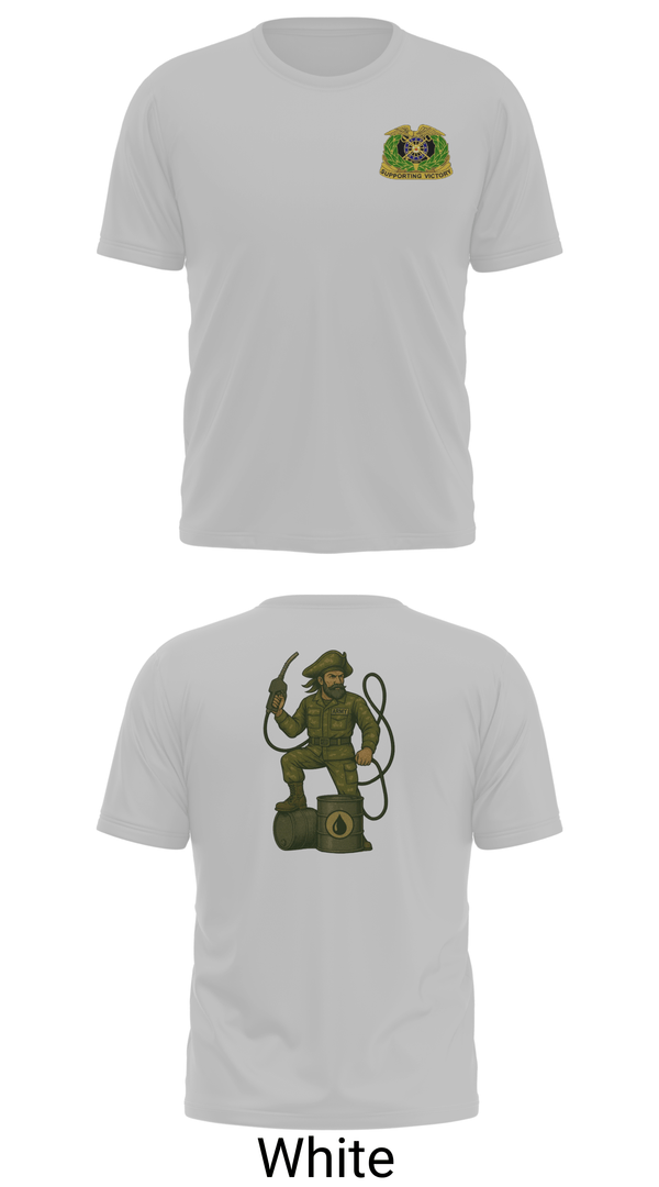 Old School Cotton Feel Shirt, 877th Quartermaster Company, Army, Teamtime, Team time, sublimation, custom sports apparel, team uniforms, spirit wear, spiritwear, sports uniforms, custom shirts, team store, custom team store, fundraiser sports, apparel fundraiser