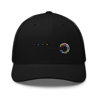 H.Y.P.E. to Empower, Inc. Retro Trucker Hat | Yupoong 6606