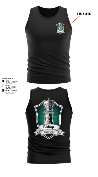 Tank Top, Bishop Tactical, , Teamtime, Team time, sublimation, custom sports apparel, team uniforms, spirit wear, spiritwear, sports uniforms, custom shirts, team store, custom team store, fundraiser sports, apparel fundraiser