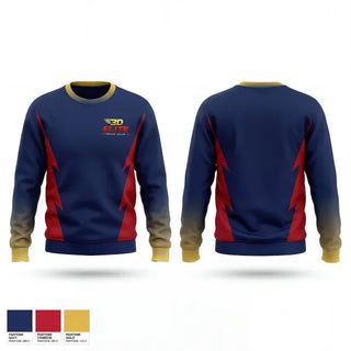 Crew Neck Sweatshirt, 3D Elite Track Club, Track & Field, Teamtime, Team time, sublimation, custom sports apparel, team uniforms, spirit wear, spiritwear, sports uniforms, custom shirts, team store, custom team store, fundraiser sports, apparel fundraiser