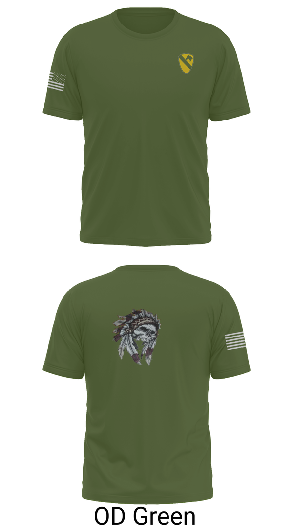 Short Sleeve Performance Shirt, 6-9 Cavalry Regiment, , Teamtime, Team time, sublimation, custom sports apparel, team uniforms, spirit wear, spiritwear, sports uniforms, custom shirts, team store, custom team store, fundraiser sports, apparel fundraiser