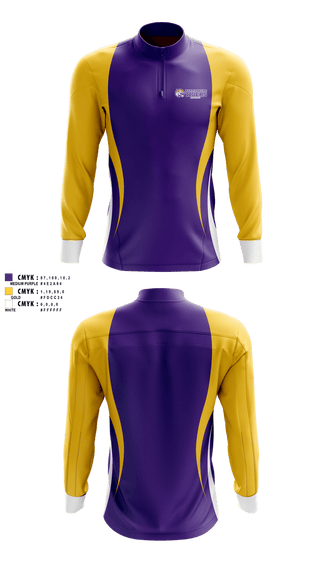 Quarter Zip Jacket, Hattiesburg High School Tigers, , Teamtime, Team time, sublimation, custom sports apparel, team uniforms, spirit wear, spiritwear, sports uniforms, custom shirts, team store, custom team store, fundraiser sports, apparel fundraiser