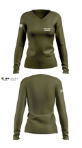 75th Ranger Regiment 88485653 Women's Long Sleeve V-neck Shirt - 1