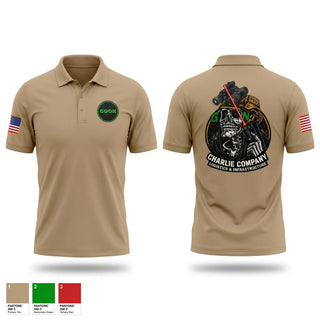 Short Sleeve Performance Polo, Logistics & Infrastructure, Army, Teamtime, Team time, sublimation, custom sports apparel, team uniforms, spirit wear, spiritwear, sports uniforms, custom shirts, team store, custom team store, fundraiser sports, apparel fundraiser