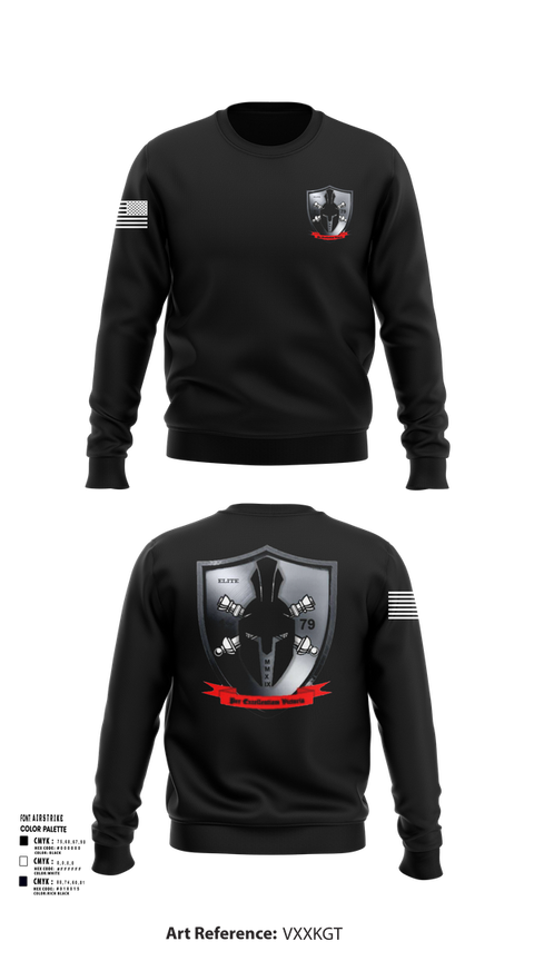 Crew Neck Sweatshirt, E/1-79 FA, , Teamtime, Team time, sublimation, custom sports apparel, team uniforms, spirit wear, spiritwear, sports uniforms, custom shirts, team store, custom team store, fundraiser sports, apparel fundraiser