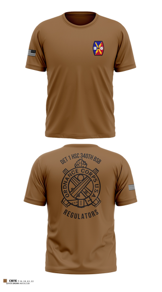 Old School Cotton Feel Shirt, DET 1 HSC 340TH BSB, Army, Teamtime, Team time, sublimation, custom sports apparel, team uniforms, spirit wear, spiritwear, sports uniforms, custom shirts, team store, custom team store, fundraiser sports, apparel fundraiser