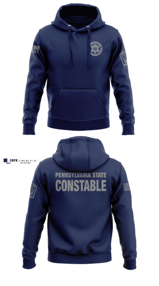 Hoodie, Pennsylvania State Constable, Police, Teamtime, Team time, sublimation, custom sports apparel, team uniforms, spirit wear, spiritwear, sports uniforms, custom shirts, team store, custom team store, fundraiser sports, apparel fundraiser