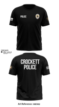 Crockett Police Department 97881074 Old School Cotton Feel Shirt - 5