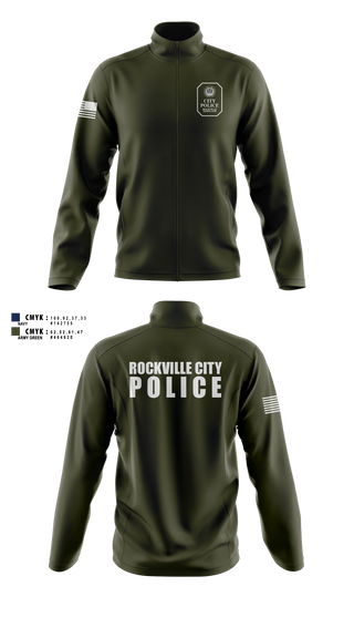 Fleece Jacket, Rockville City Police, Police, Teamtime, Team time, sublimation, custom sports apparel, team uniforms, spirit wear, spiritwear, sports uniforms, custom shirts, team store, custom team store, fundraiser sports, apparel fundraiser