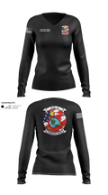 VQ3 Det Travis 90214165 Women's Long Sleeve V-neck Shirt - 21