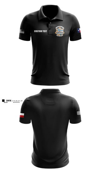 Short Sleeve Performance Polo, El Paso Community College Law Enforcement Training Academy Class 105, Police, Teamtime, Team time, sublimation, custom sports apparel, team uniforms, spirit wear, spiritwear, sports uniforms, custom shirts, team store, custom team store, fundraiser sports, apparel fundraiser