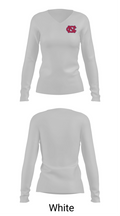 Neshoba Central High School Track & Field 38705884 Women's Long Sleeve V-neck Shirt - 11