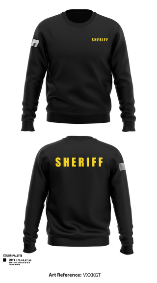 Crew Neck Sweatshirt, JEFFERSON COUNTY SHERIFFS OFFICE, Police, Teamtime, Team time, sublimation, custom sports apparel, team uniforms, spirit wear, spiritwear, sports uniforms, custom shirts, team store, custom team store, fundraiser sports, apparel fundraiser