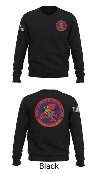 Crew Neck Sweatshirt, Combat Logistics Battalion 4, , Teamtime, Team time, sublimation, custom sports apparel, team uniforms, spirit wear, spiritwear, sports uniforms, custom shirts, team store, custom team store, fundraiser sports, apparel fundraiser