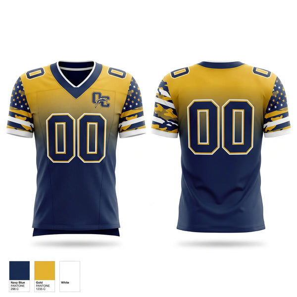 Football Jersey, Oakmont chargers, , Teamtime, Team time, sublimation, custom sports apparel, team uniforms, spirit wear, spiritwear, sports uniforms, custom shirts, team store, custom team store, fundraiser sports, apparel fundraiser