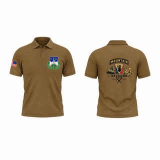 Short Sleeve Performance Polo, B CO 3/172 1st PLT, Army, Teamtime, Team time, sublimation, custom sports apparel, team uniforms, spirit wear, spiritwear, sports uniforms, custom shirts, team store, custom team store, fundraiser sports, apparel fundraiser