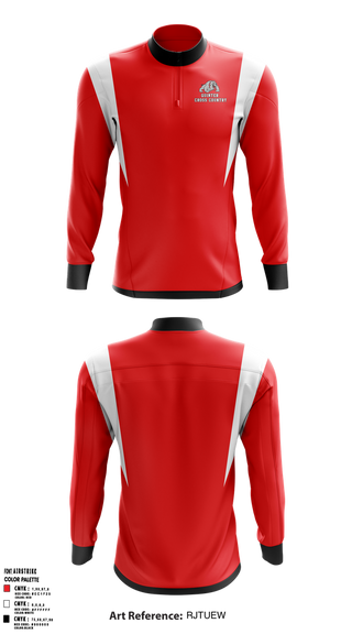 Quarter Zip Jacket, Quinter High School Cross Country, Cross Country, Teamtime, Team time, sublimation, custom sports apparel, team uniforms, spirit wear, spiritwear, sports uniforms, custom shirts, team store, custom team store, fundraiser sports, apparel fundraiser