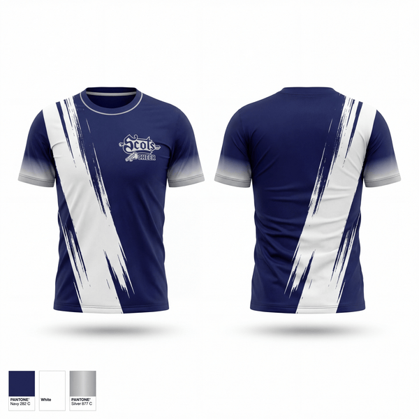 Short Sleeve Performance Shirt, Rim Scots, Cheer, Teamtime, Team time, sublimation, custom sports apparel, team uniforms, spirit wear, spiritwear, sports uniforms, custom shirts, team store, custom team store, fundraiser sports, apparel fundraiser