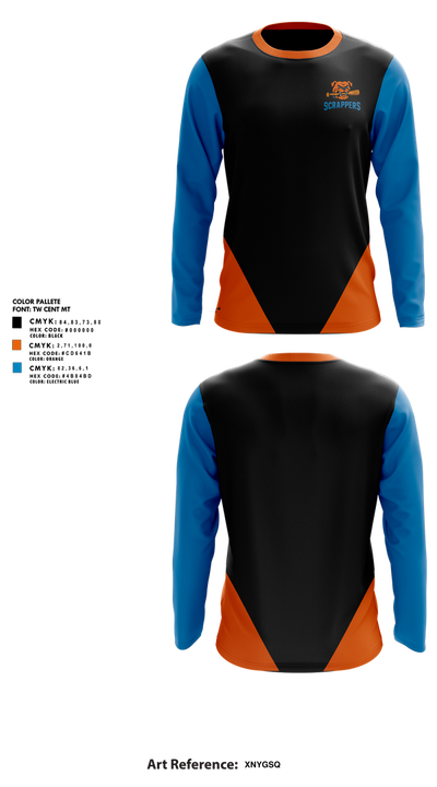 Scrappers 38690245 Long Sleeve Performance Shirt 1
