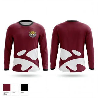 Long Sleeve Performance Shirt, Valley view bobcats, Men's Basketball, Teamtime, Team time, sublimation, custom sports apparel, team uniforms, spirit wear, spiritwear, sports uniforms, custom shirts, team store, custom team store, fundraiser sports, apparel fundraiser