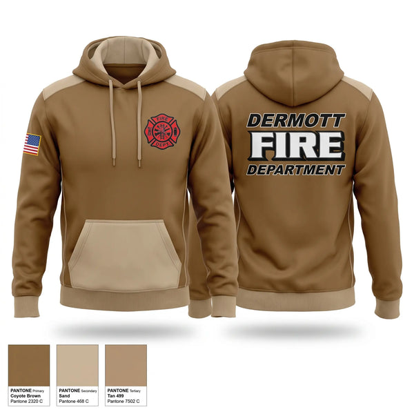 Hoodie, Dermott Fire Department, Fire Department, Teamtime, Team time, sublimation, custom sports apparel, team uniforms, spirit wear, spiritwear, sports uniforms, custom shirts, team store, custom team store, fundraiser sports, apparel fundraiser