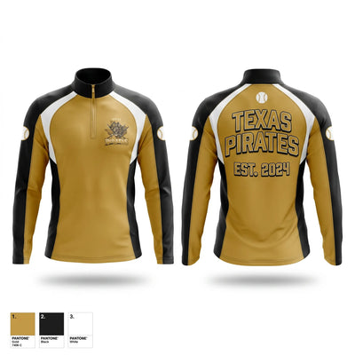Texas Pirates Quarter Zip Jacket - 1