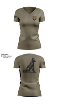 355 K9 Women's Short Sleeve V-neck Shirt - 11