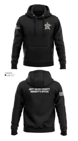 Hoodie, Jeff Davis County Sheriff’s Office, Police, Teamtime, Team time, sublimation, custom sports apparel, team uniforms, spirit wear, spiritwear, sports uniforms, custom shirts, team store, custom team store, fundraiser sports, apparel fundraiser