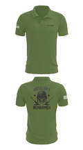 ARMT 1-320th Field Artillery 75505758 Short Sleeve Performance Polo - 47