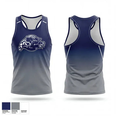 Pasquotank County Panthers 65448582 Men's Track Singlet - 1