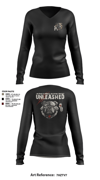 Womens Long Sleeve Vneck Shirt, LA Medical Recruiting Company, Army, Teamtime, Team time, sublimation, custom sports apparel, team uniforms, spirit wear, spiritwear, sports uniforms, custom shirts, team store, custom team store, fundraiser sports, apparel fundraiser