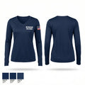 Mt Vernon Fire Dept 6469734 Women's Long Sleeve V-neck Shirt - 1