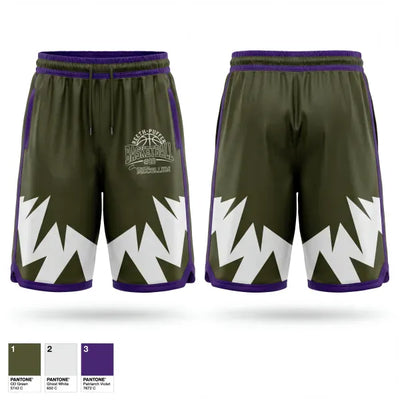 Reeths- puffer rockets 55322043 Mens Reversible Basketball Shorts - 1