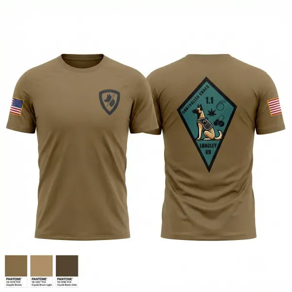 Short Sleeve Performance Shirt, 633 SFS K9, Air Force, Teamtime, Team time, sublimation, custom sports apparel, team uniforms, spirit wear, spiritwear, sports uniforms, custom shirts, team store, custom team store, fundraiser sports, apparel fundraiser