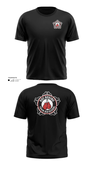 Old School Cotton Feel Shirt, ROC Boxing, Wrestling, Teamtime, Team time, sublimation, custom sports apparel, team uniforms, spirit wear, spiritwear, sports uniforms, custom shirts, team store, custom team store, fundraiser sports, apparel fundraiser