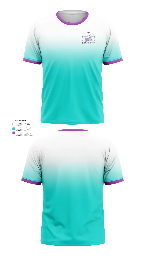 Short Sleeve Performance Shirt, Raise the Barre Dance Academy, , Teamtime, Team time, sublimation, custom sports apparel, team uniforms, spirit wear, spiritwear, sports uniforms, custom shirts, team store, custom team store, fundraiser sports, apparel fundraiser
