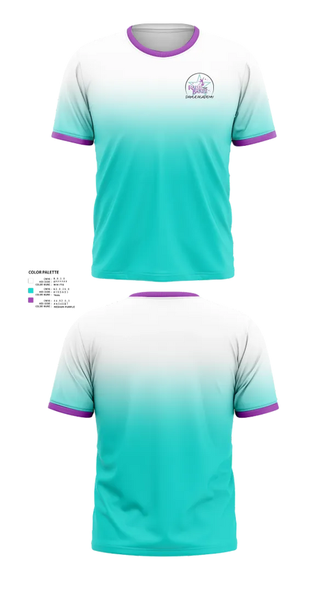 Short Sleeve Performance Shirt, Raise the Barre Dance Academy, , Teamtime, Team time, sublimation, custom sports apparel, team uniforms, spirit wear, spiritwear, sports uniforms, custom shirts, team store, custom team store, fundraiser sports, apparel fundraiser